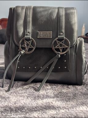 Blackcraft Cult Pentagram Messenger Backpack